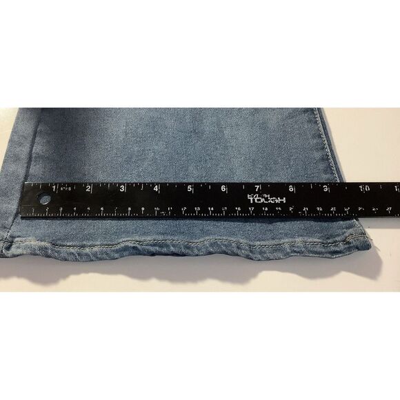 K & K Kendall & Kylie jeans 7/8 Flare lightweight stretch blue - Picture 11 of 11